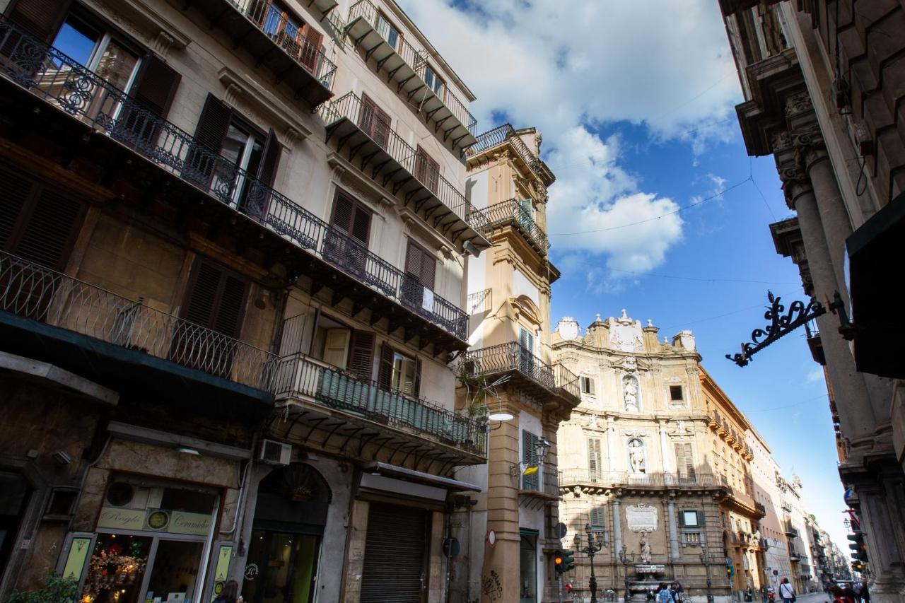 Quattro Canti Charming Flat Palermo Bagian luar foto