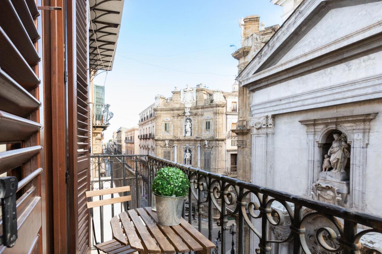 Quattro Canti Charming Flat Palermo Bagian luar foto