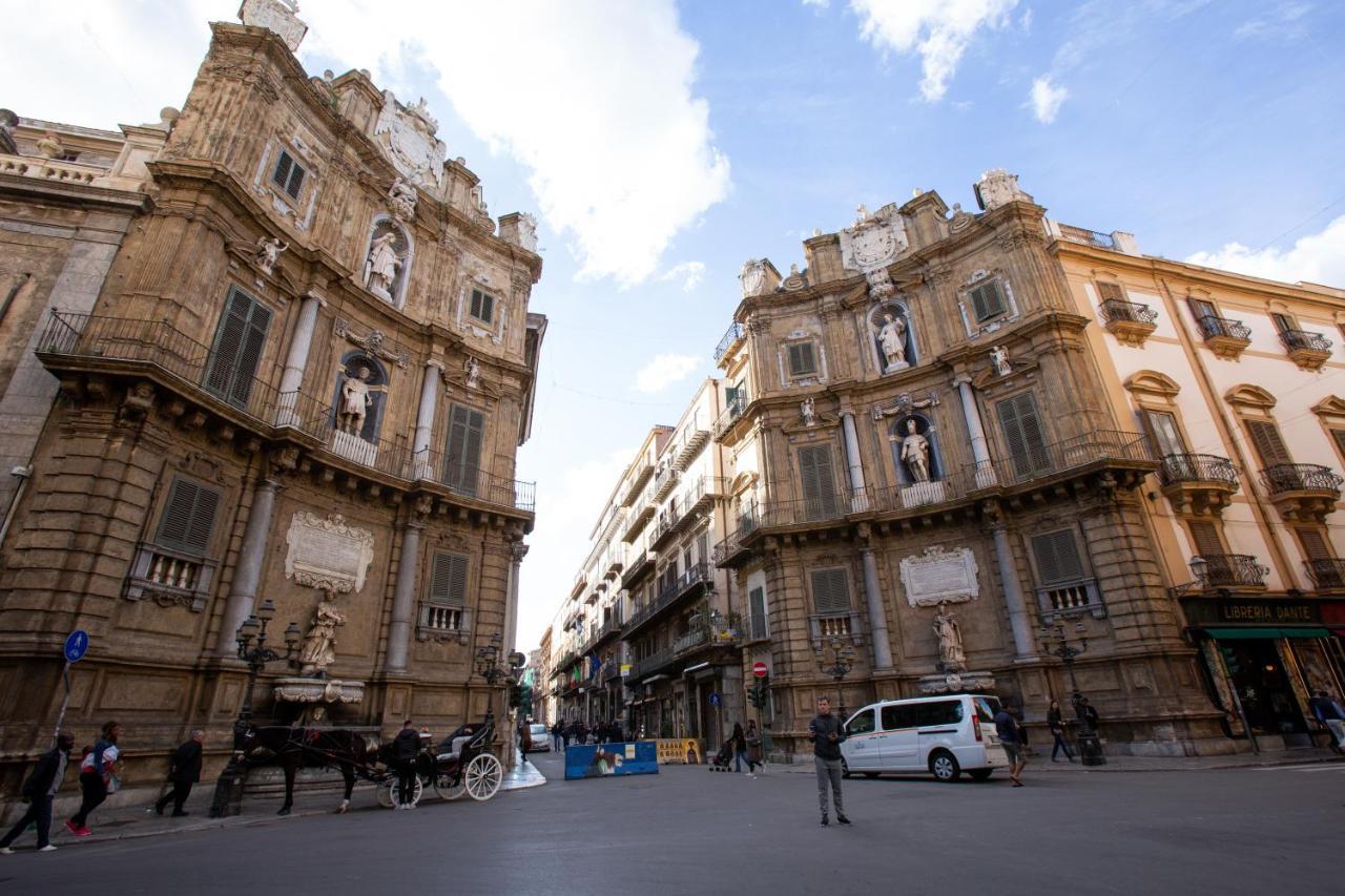 Quattro Canti Charming Flat Palermo Bagian luar foto