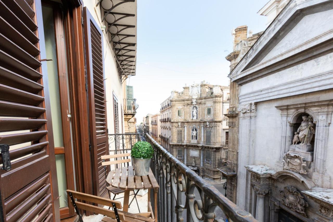 Quattro Canti Charming Flat Palermo Bagian luar foto